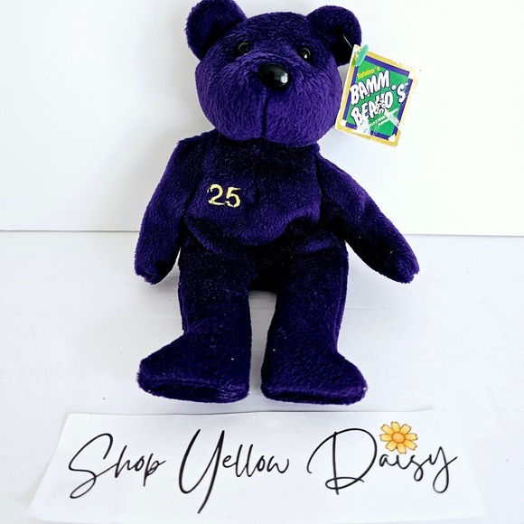 Other - Vtg 1998 Salvino's Bamm Beanos #25 Mark McGwire Purple Bear Collectible - M738.1